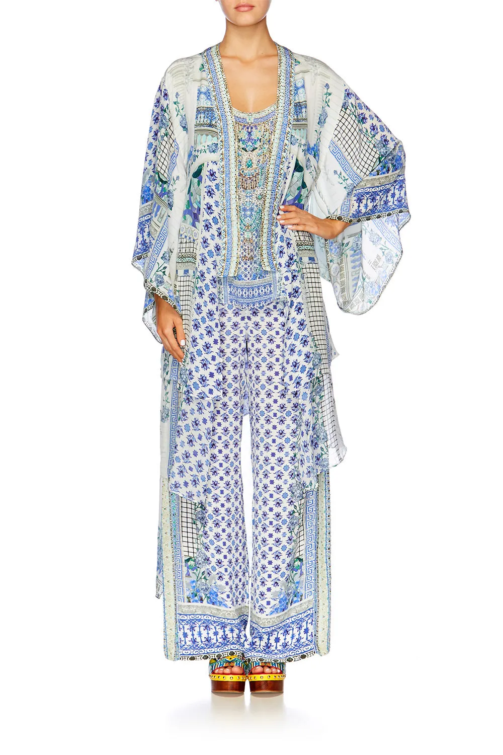 KIMONO WITH LONG UNDERLAY SALVADOR SUMMER