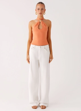 Kirra Halter Top - Peach Kirra Halter Top - Peach