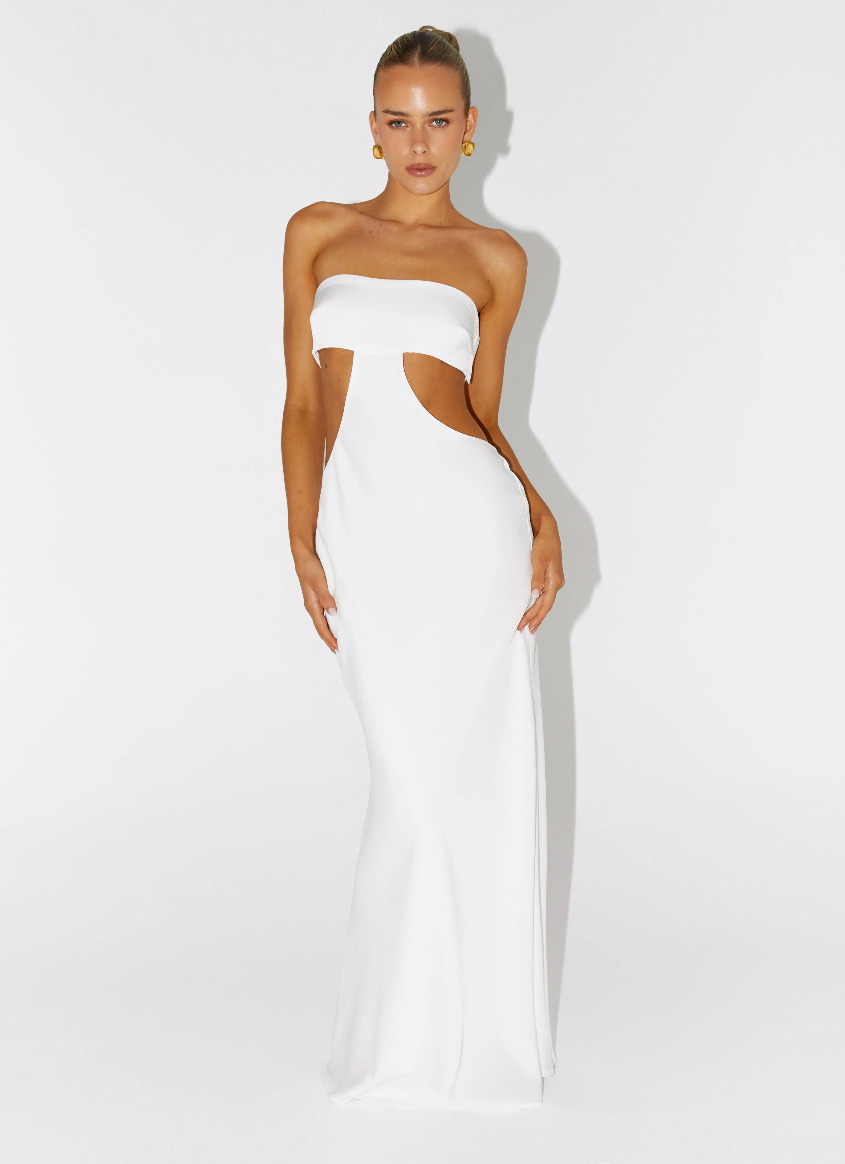 Kiss Me Cut Out Maxi - Ivory