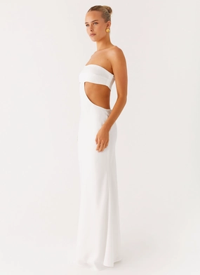 Kiss Me Cut Out Maxi - Ivory Kiss Me Cut Out Maxi - Ivory