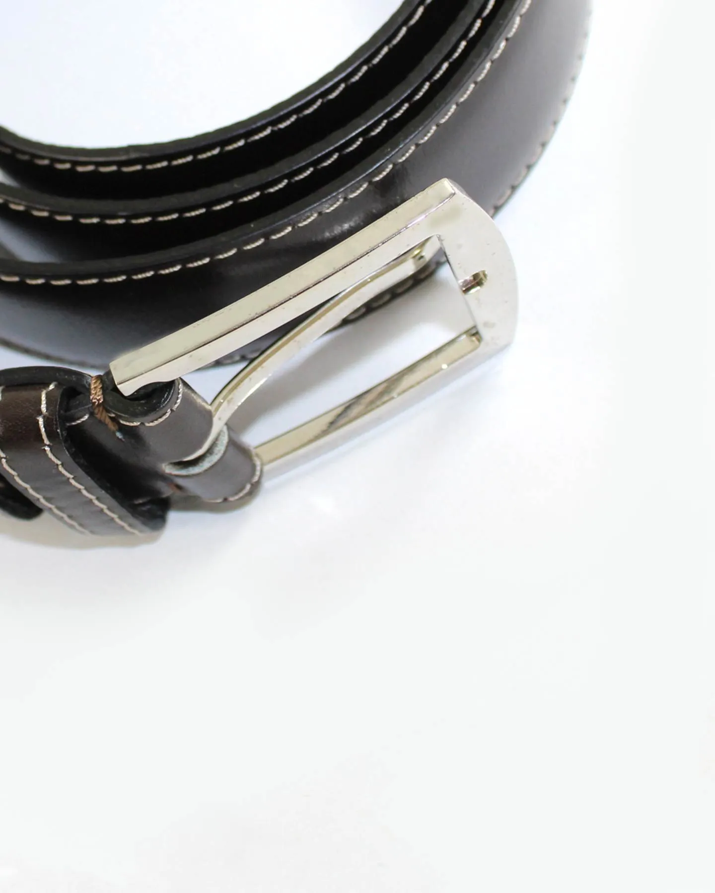 Kiton Leather Belt Dark Brown 105/ 42