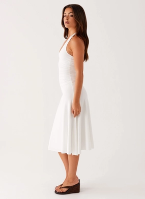 Klyne Midi Dress - Ivory Klyne Midi Dress - Ivory