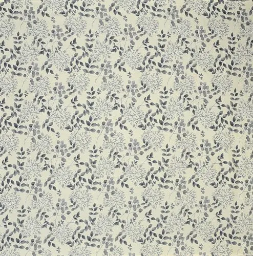 KNIT VIBES Soft Glace Cotton All Around Elastic Fitted Bedsheet for Doublebed, 78x72x8 inches Mattress Fitted Bedsheet with 2 Size Pillow Covers, Blue Leaves