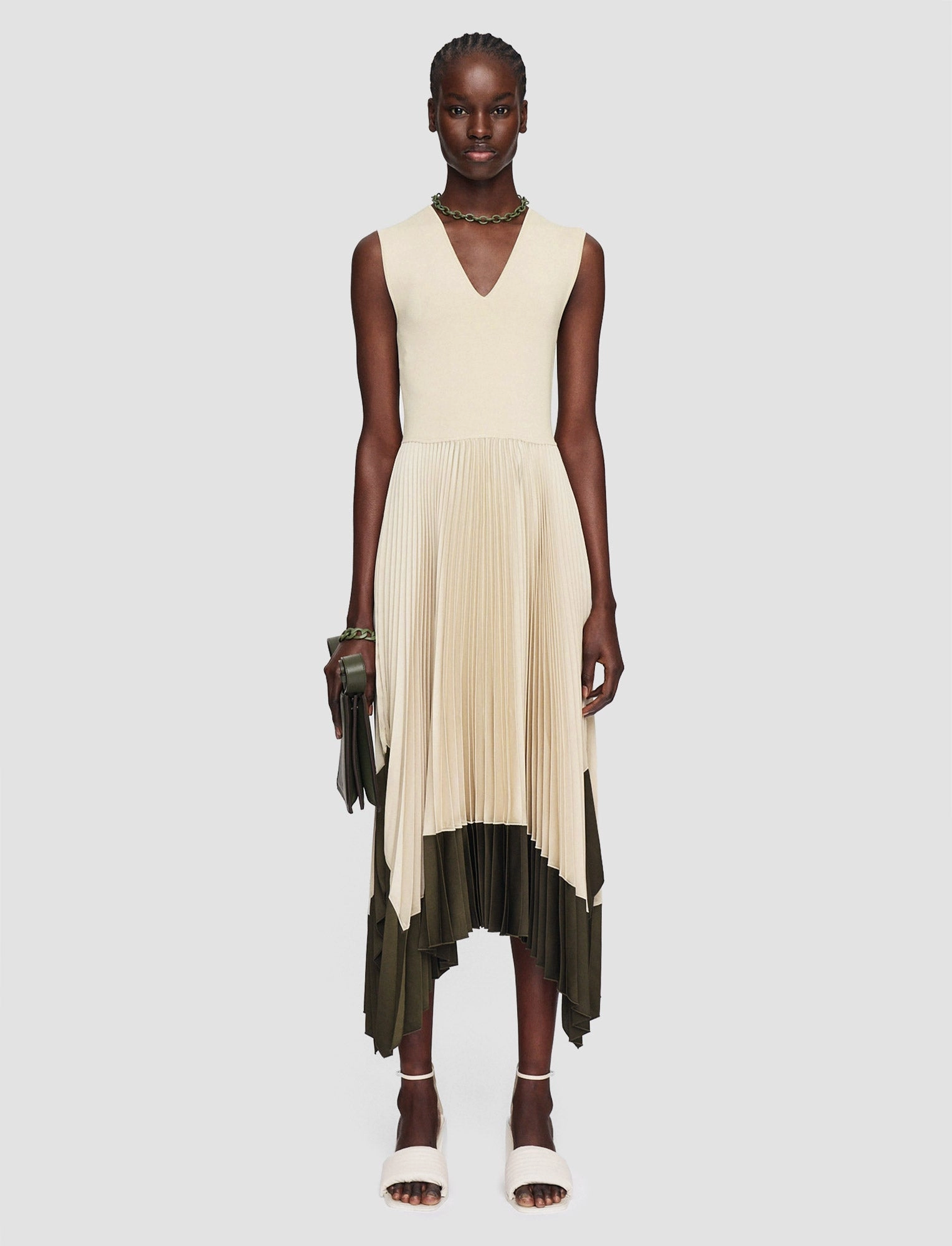 Knit Weave Pliss?? Animation Dura Dress