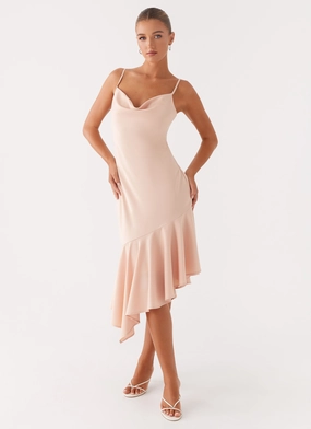 Korby Midi Dress - Pink Korby Midi Dress - Pink