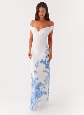 Krissa Maxi Dress - Blue Floral Krissa Maxi Dress - Blue Floral