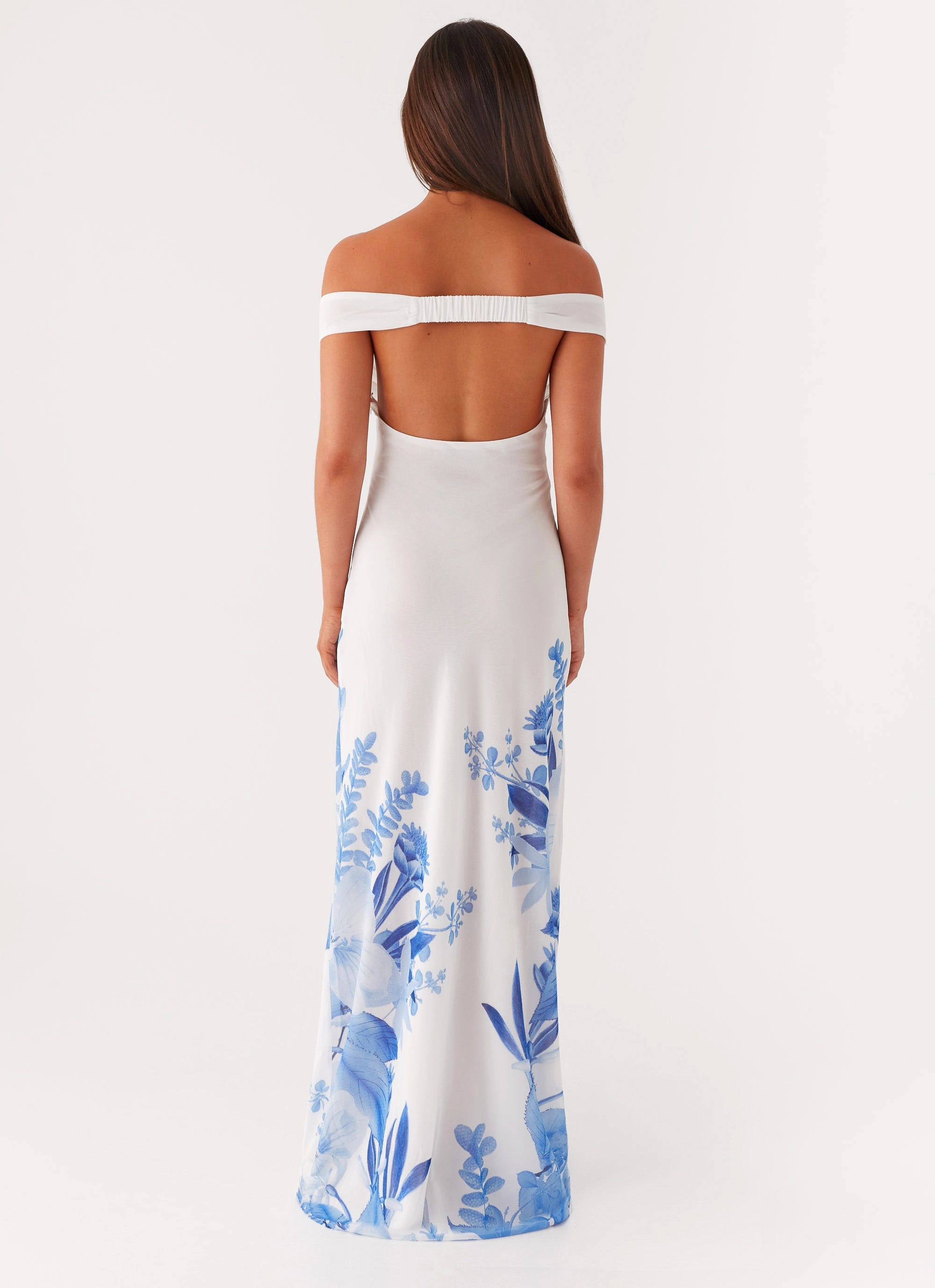 Krissa Maxi Dress - Blue Floral