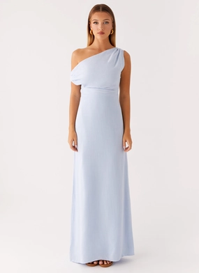 Lady Love Linen Maxi Dress - Blue Lady Love Linen Maxi Dress - Blue