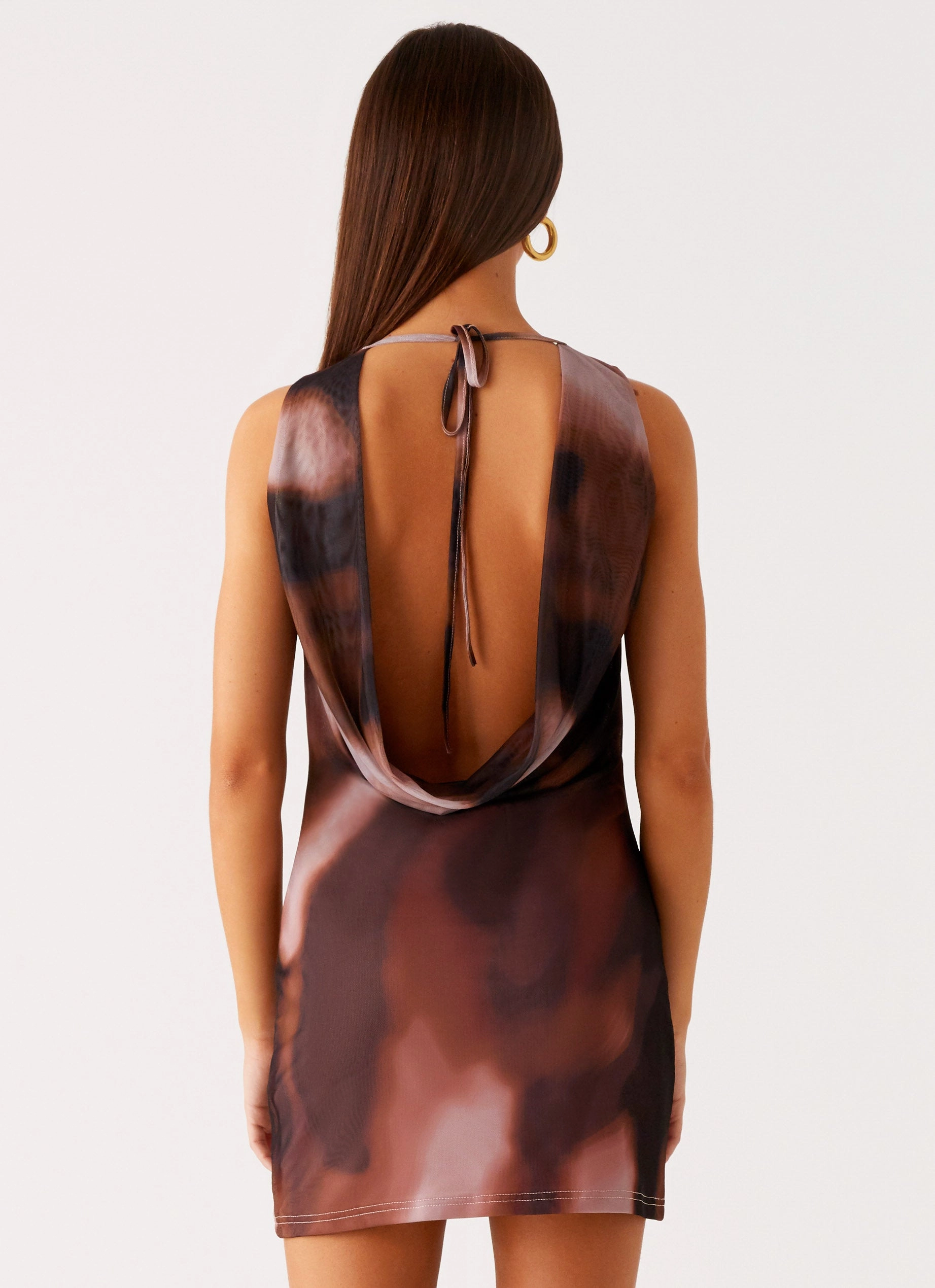 Larson Mini Dress - Black Gradient