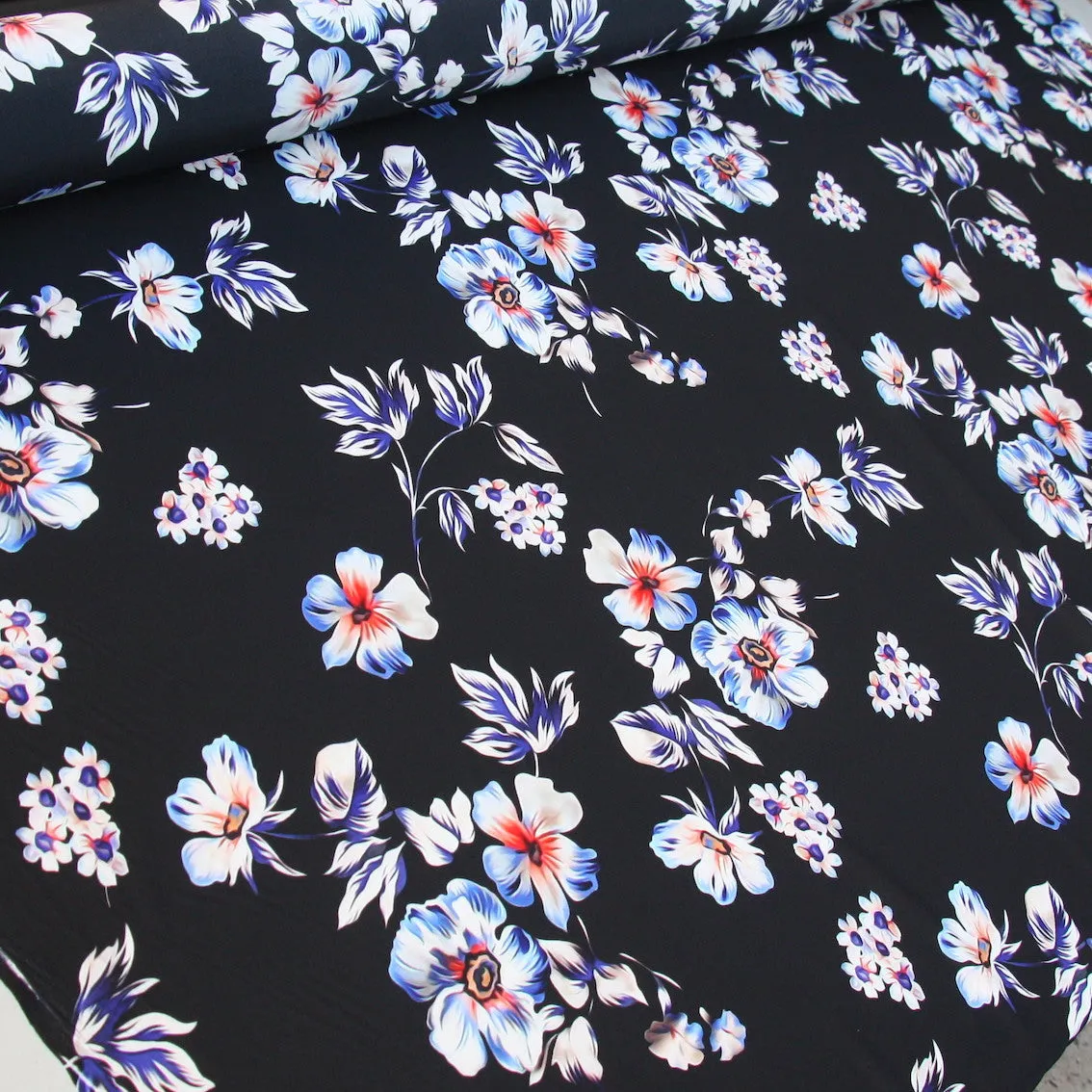 Last Chance of Calli Floral Silk Crepe De Chine