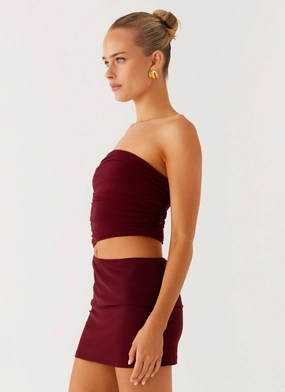 Last Heartbreak Mini Dress - Burgundy Last Heartbreak Mini Dress - Burgundy