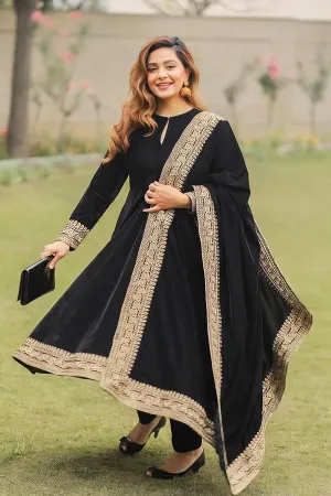 Latest Party Wear Gown With Dupatta For Women 2022