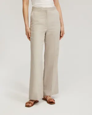 Lauren Linen Blend Wide Leg Pants
