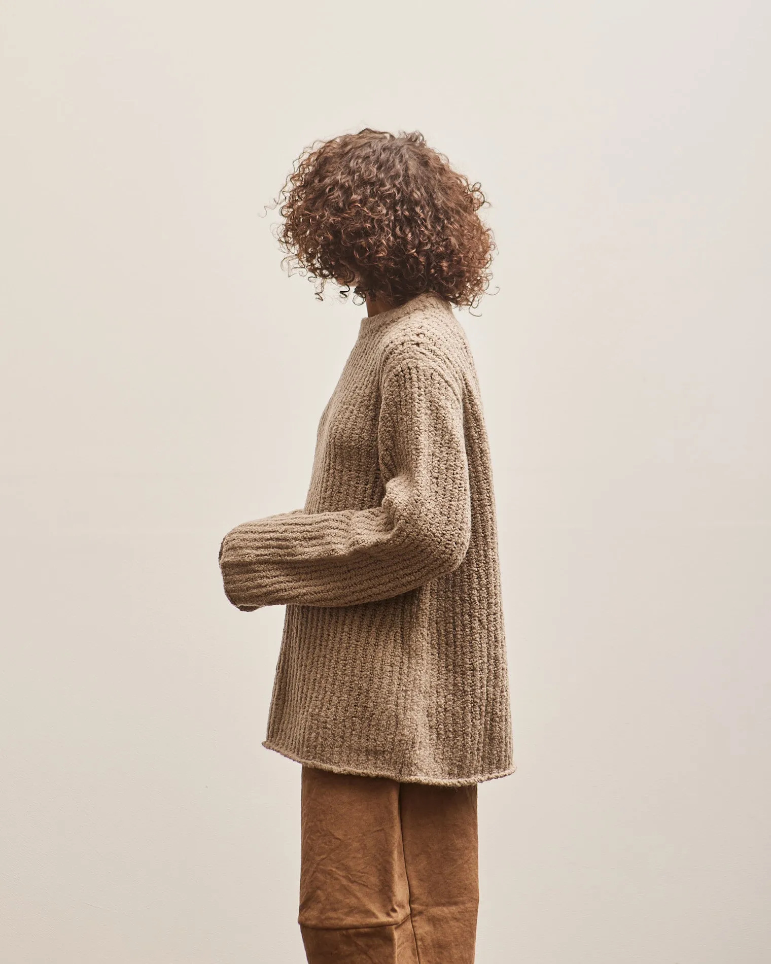 Lauren Manoogian Ladders Crewneck, Taupe