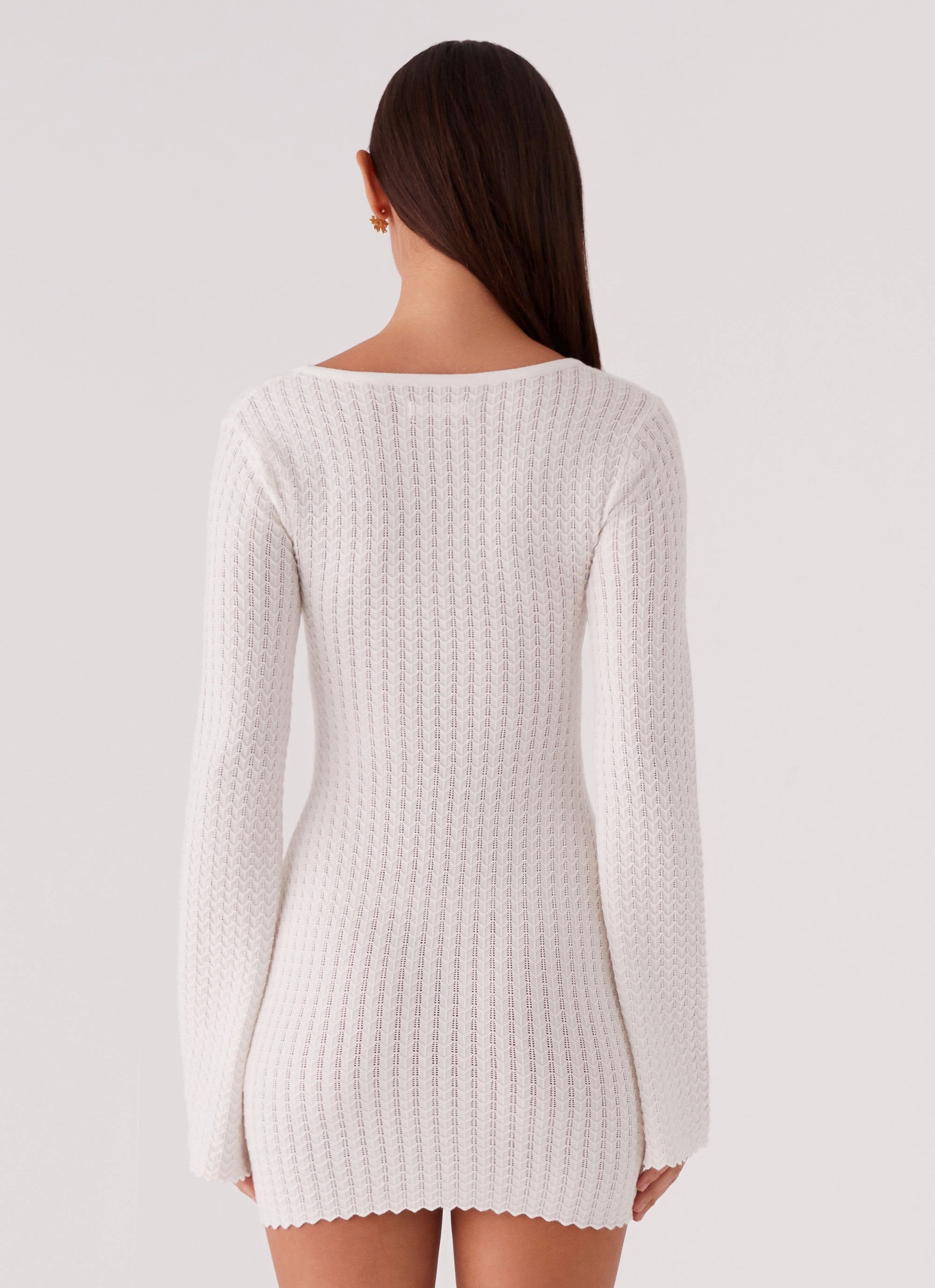 Lavelle Knit Mini Dress - Ivory