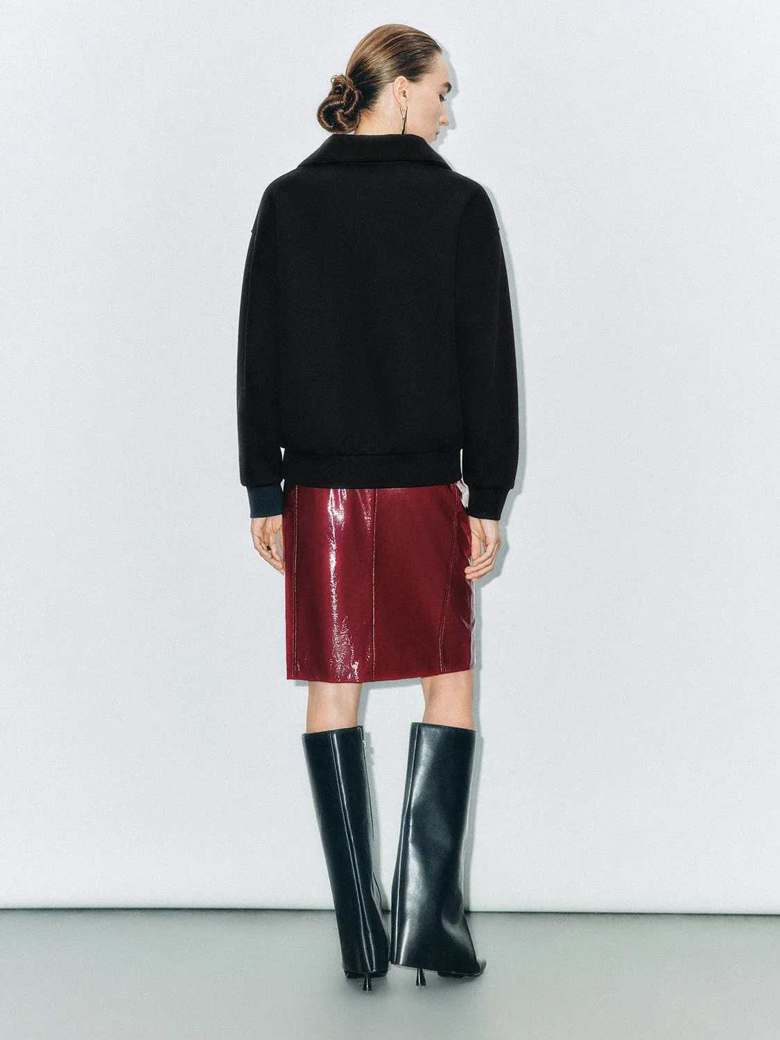 Leather Straight Skirts