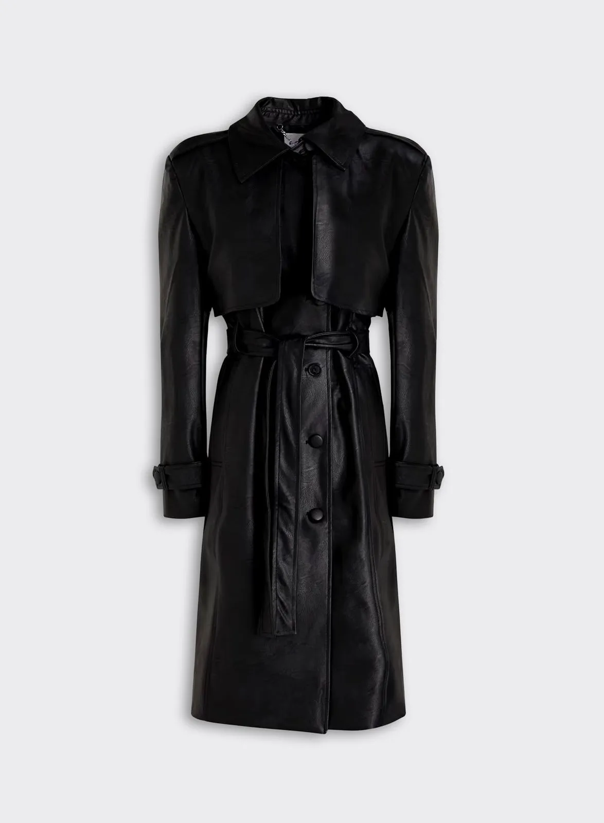 Leather Trench Coat