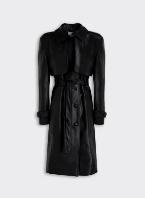 Leather Trench Coat
