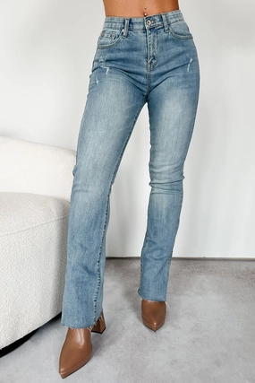 Lee Special A High Rise Tummy Control Side Slit Bootcut Jeans (Medium) Lee Special A High Rise Tummy Control Side Slit Bootcut Jeans (Medium)