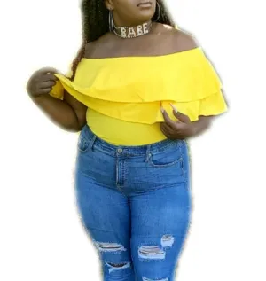 Lemon Drop Plus Size Top