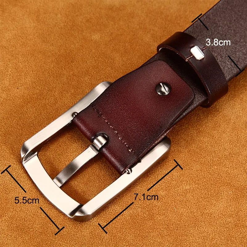 [LFMB] male genuine leather strap designer belts