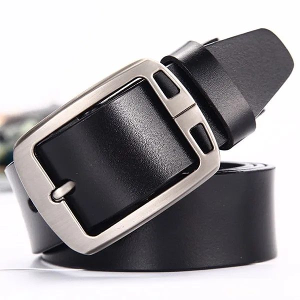 [LFMB] male genuine leather strap designer belts