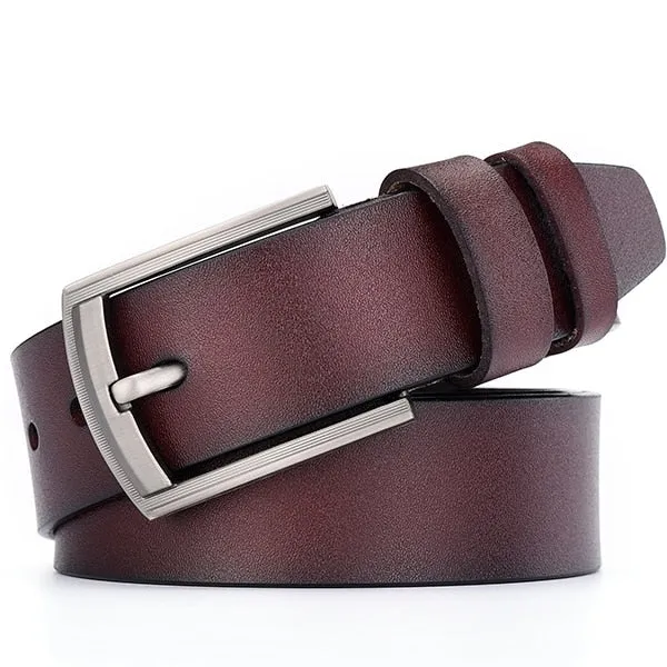 [LFMB] male genuine leather strap designer belts