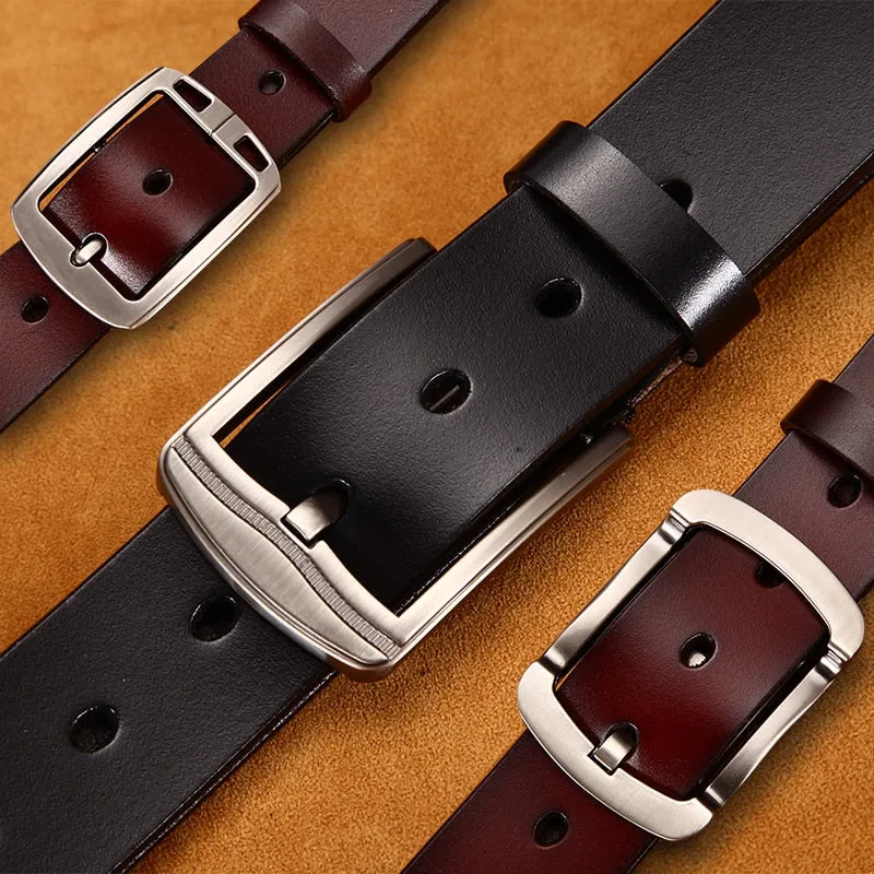 [LFMB] male genuine leather strap designer belts