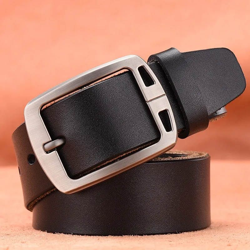 [LFMB] male genuine leather strap designer belts