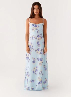 Liana Cowl Maxi Dress - Print Liana Cowl Maxi Dress - Print