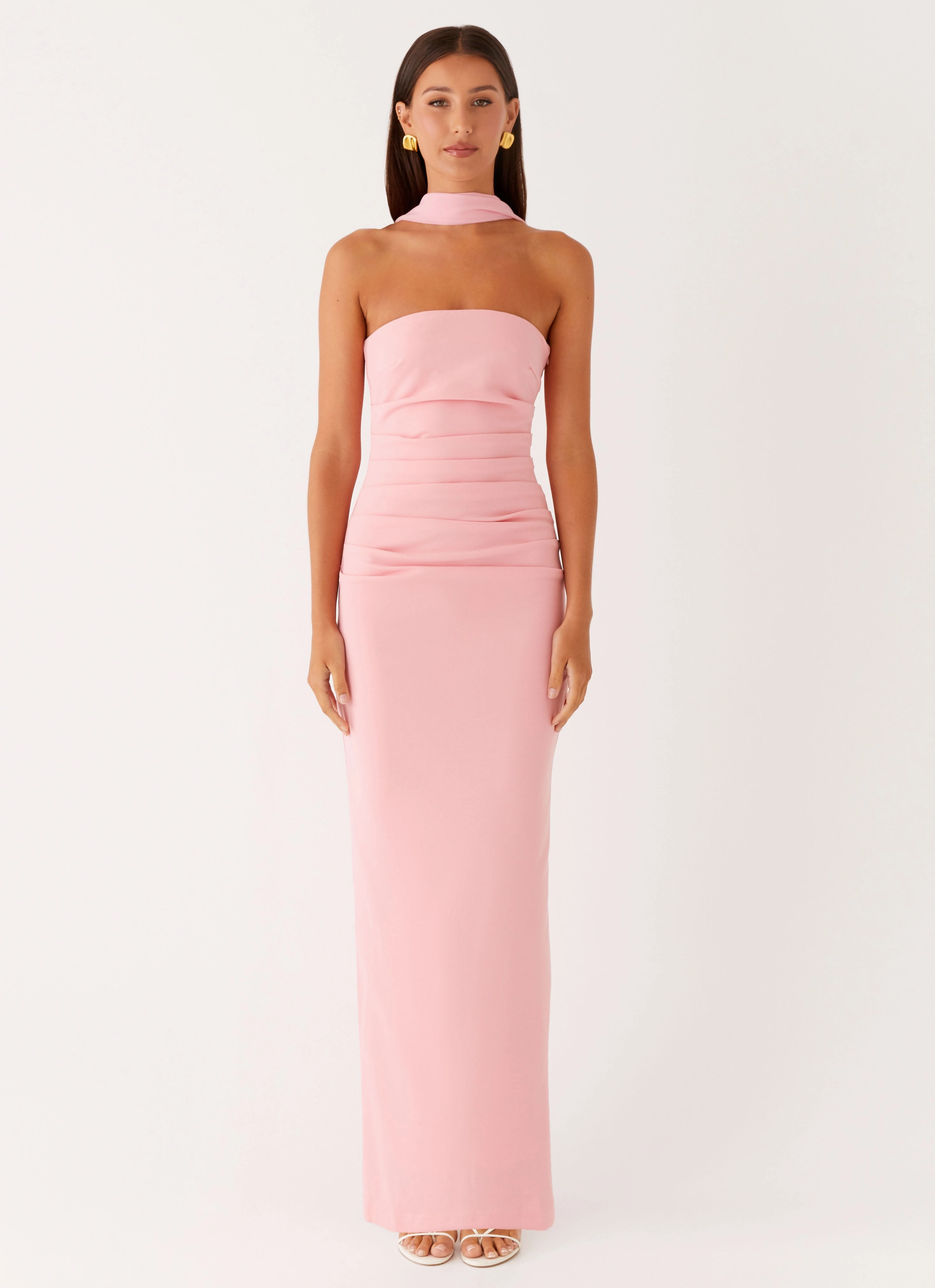 Libra Maxi Dress - Pink
