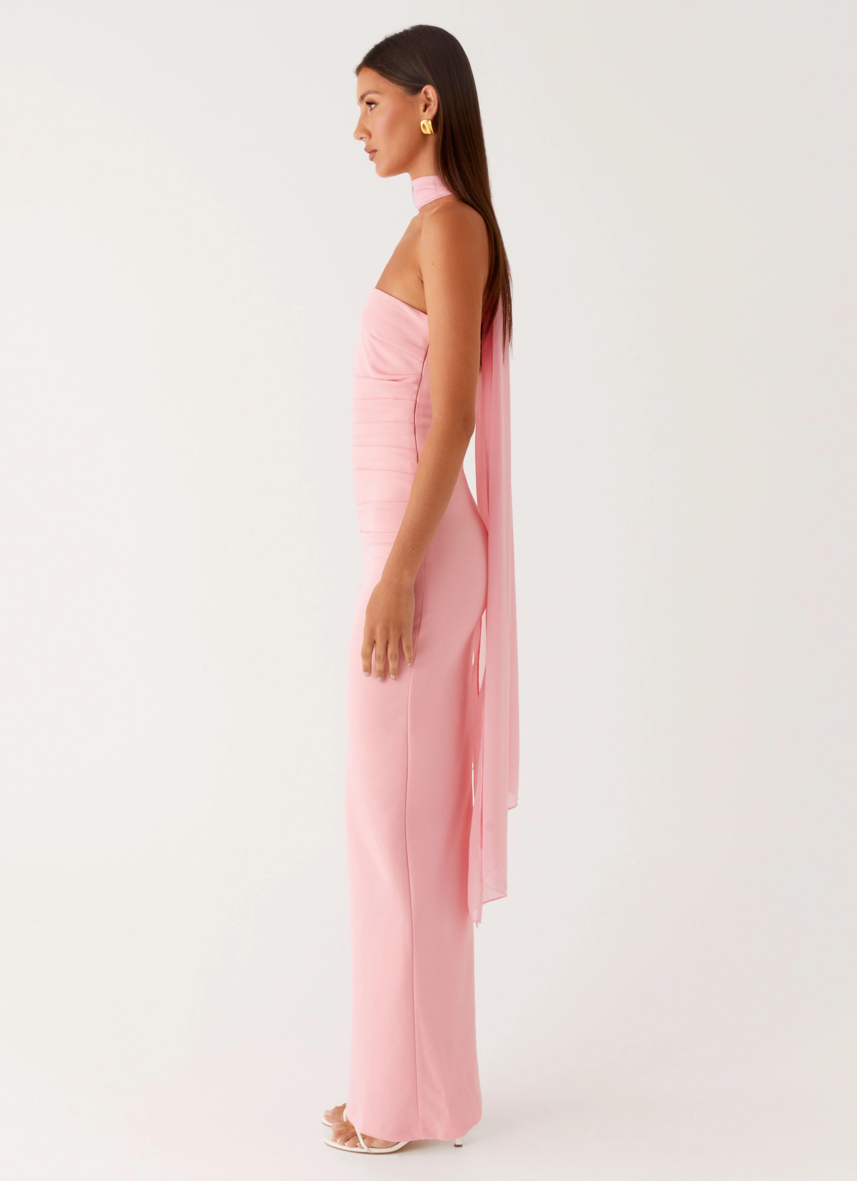 Libra Maxi Dress - Pink