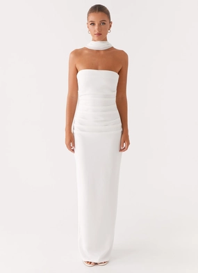 Libra Maxi Dress - White Libra Maxi Dress - White
