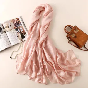 Light and Easy Summer Basics Silk Linen Shawl Scarves