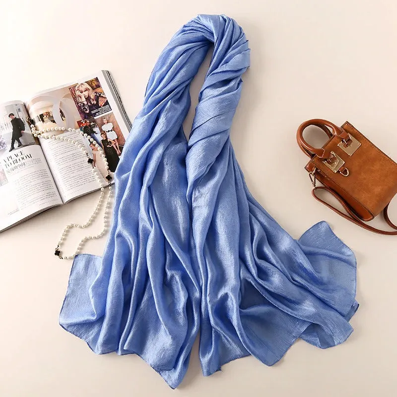 Light and Easy Summer Basics Silk Linen Shawl Scarves