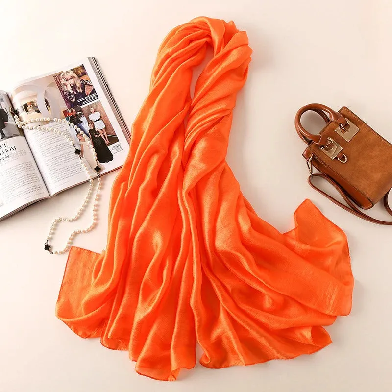 Light and Easy Summer Basics Silk Linen Shawl Scarves