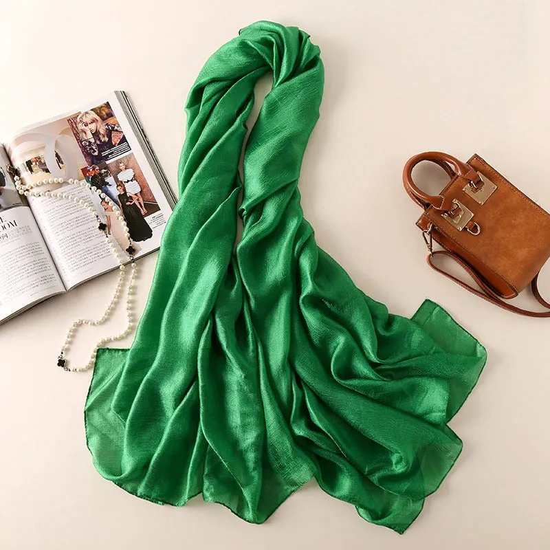 Light and Easy Summer Basics Silk Linen Shawl Scarves