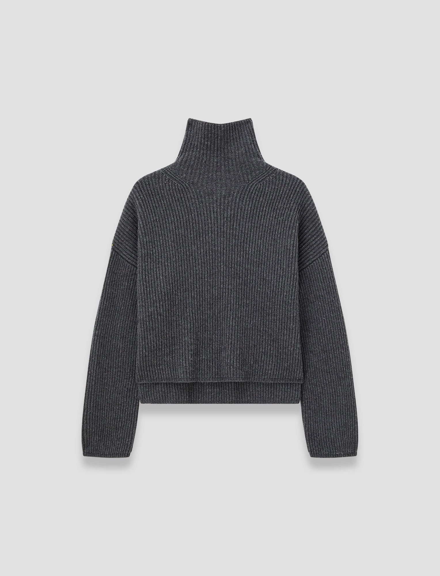 Light Cardigan Stitch High Neck Jumper