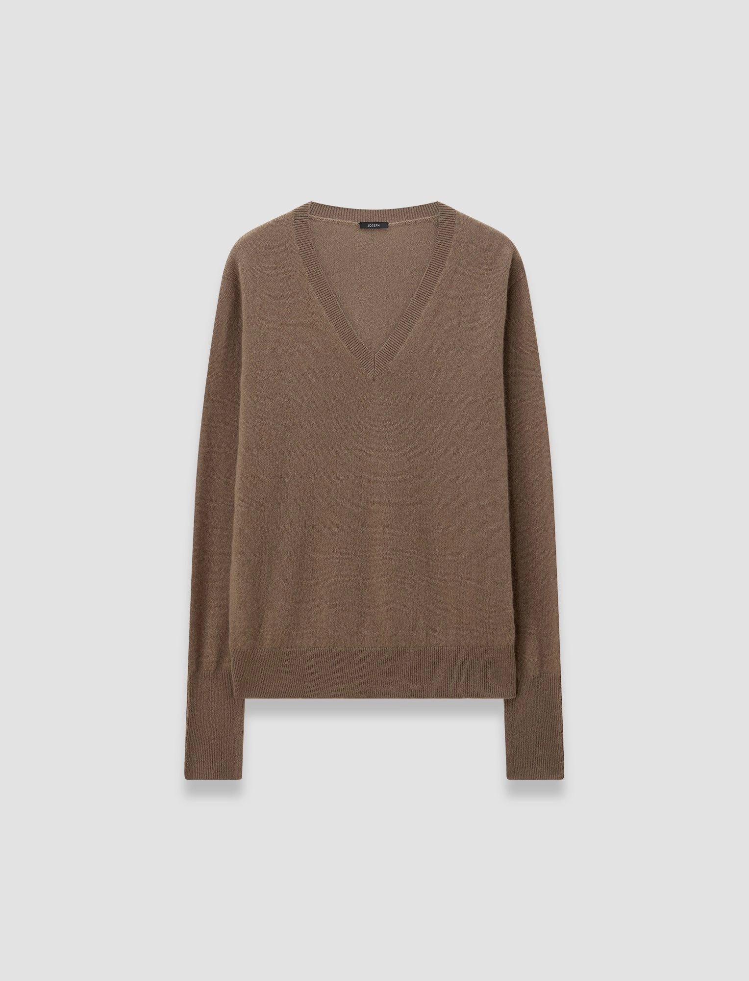 Light Pure Cashmere V Neck Jumper
