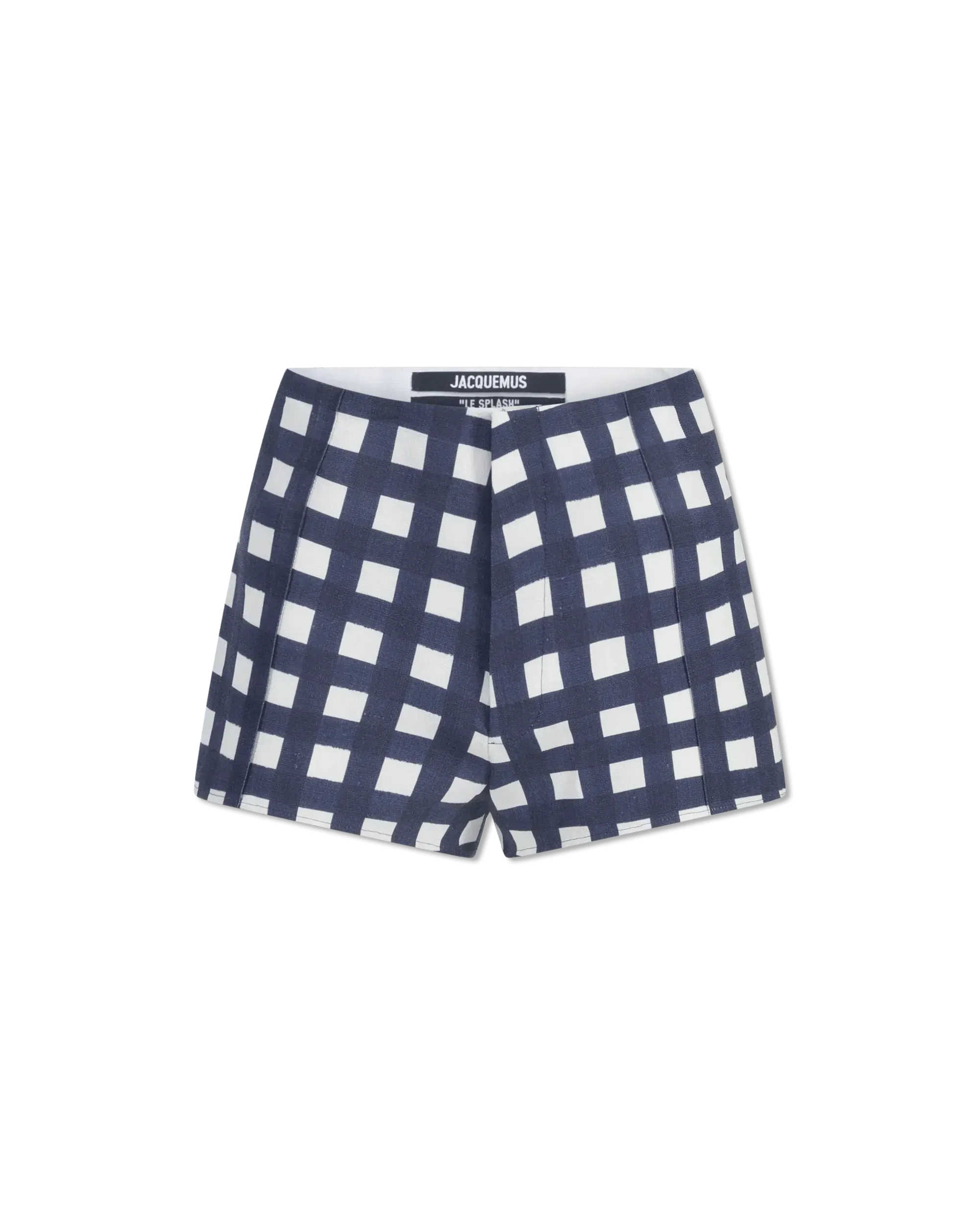 Limao Check Tailored Short Shorts