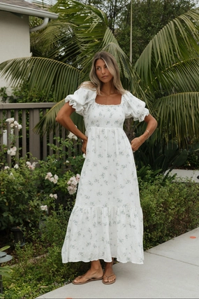 Livvy 100% Cotton  Maxi Dress in Chamomile - Bump Friendly & Inclusive Sizing Livvy 100% Cotton  Maxi Dress in Chamomile - Bump Friendly & Inclusive Sizing