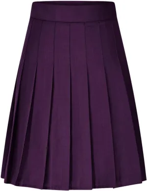 Lmdudan 2025 Women Pleated Mini Skirt High Waist Tennis School Uniform Skirts Trendy Solid Athletic Golf Skorts with Shorts