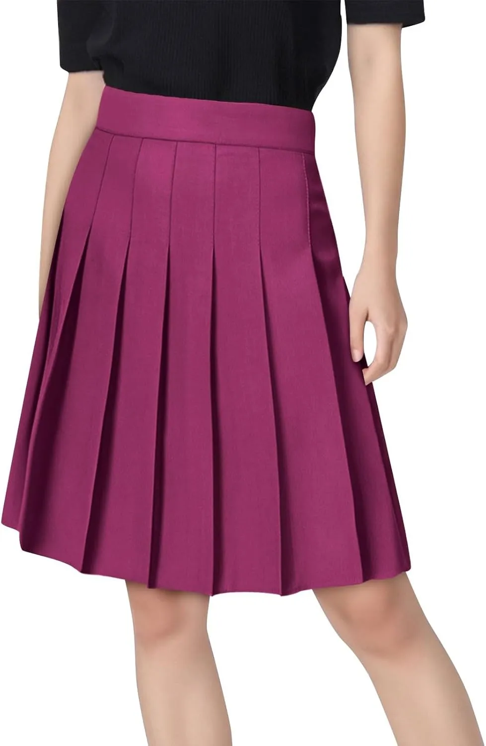 Lmdudan Plus Size Pleated Mini Skirt for Women High Waist Tennis School Uniform Skirts Athletic Golf Skorts with Shorts