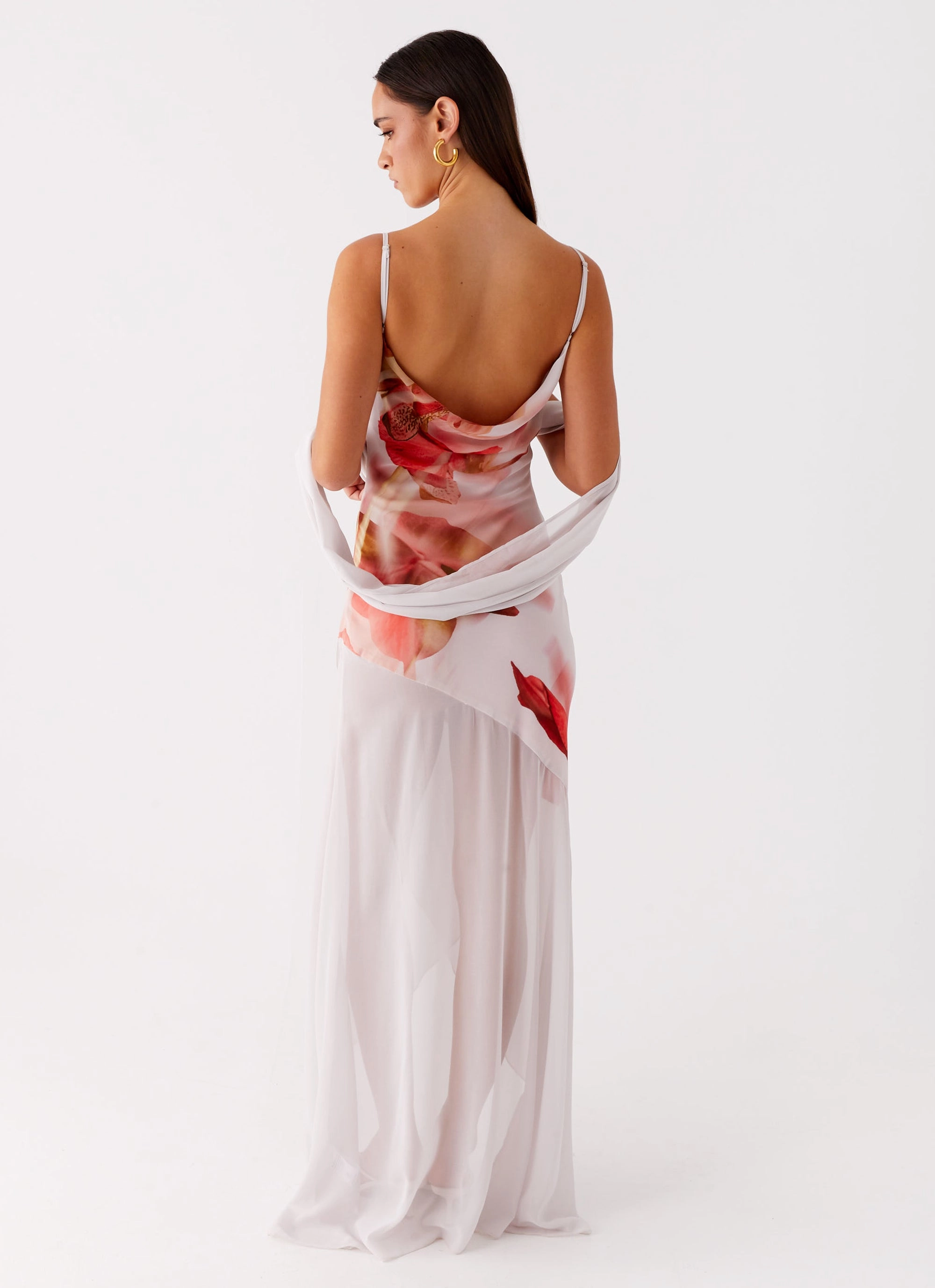 Loire Maxi Dress - Peach Rose
