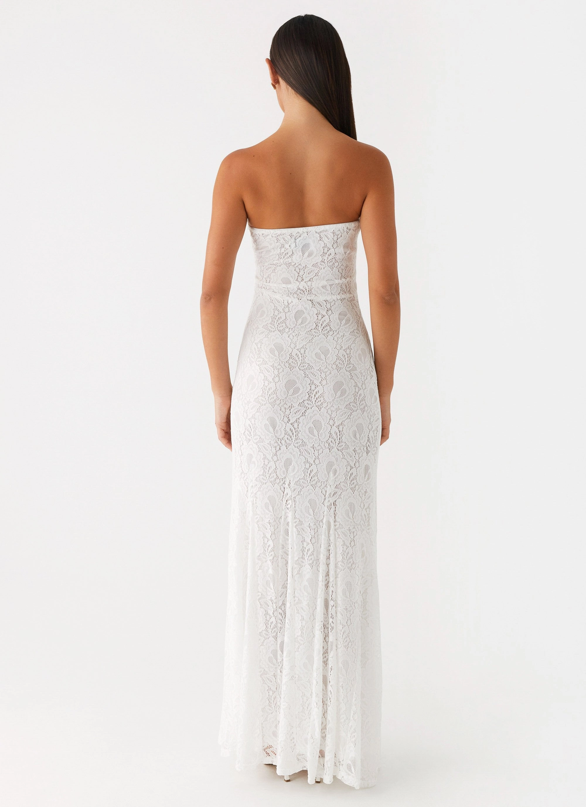 Lolita Lace Maxi Dress - Ivory