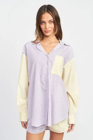 Long Pond Boyfriend Button down