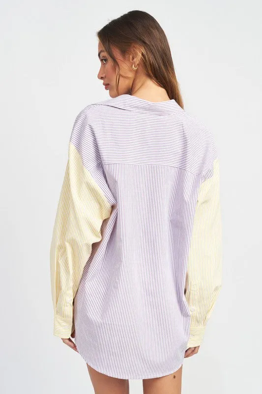 Long Pond Boyfriend Button down