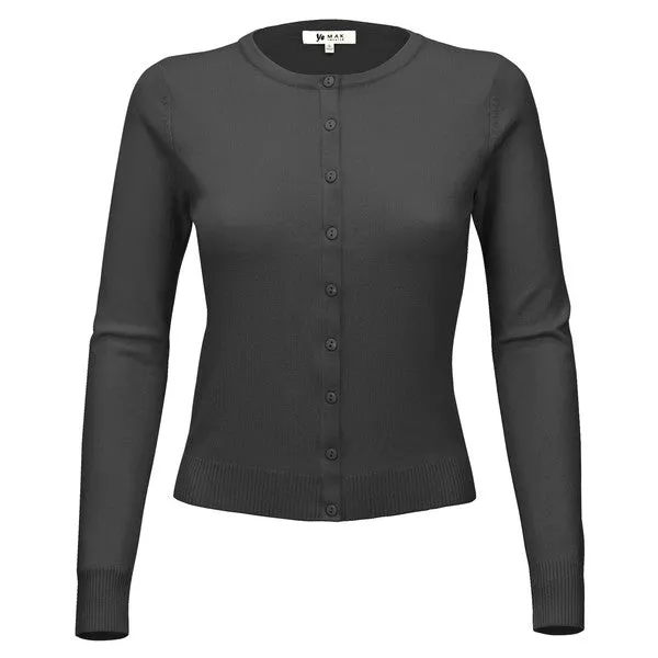 Long Sleeve Spandex Sweater Cardigan