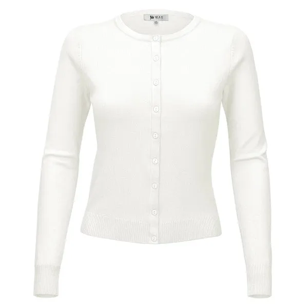 Long Sleeve Spandex Sweater Cardigan