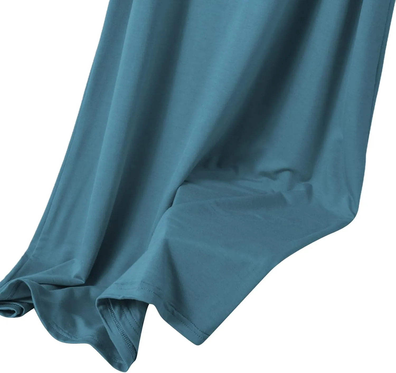 Long Slip Dress for Women Adjustable Spaghetti Straps Cami Slip Dress Soft Crew Neck Nightgown Pajamas Under Dresses